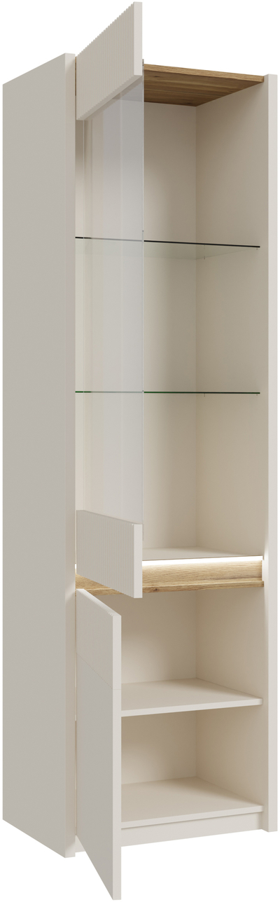 Витрина / полка со стеклом Oak Squere OSQV811B