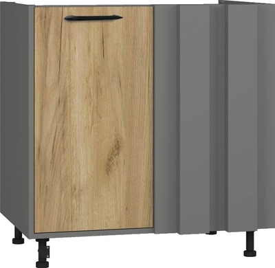 Кухонный шкаф модульной системы BlanKit D80N Graphite+Oak Kraft Gold К003 M