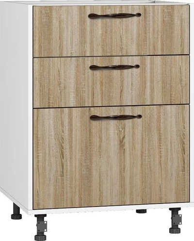 BlanKit D60.Ts3 White+Sonoma.3025 M2