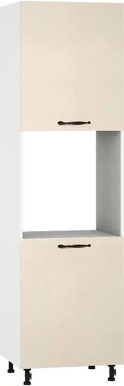 BlanKit D60C.h214.2D White+BrushCreamy.M273 M2 Skapis