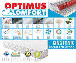 100*180 Kingtonic Pocket Eco Strong Matracis