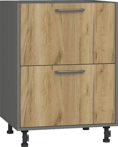 BlanKit D60.Ts2 Graphite+OakKraftGold.MК003 U4