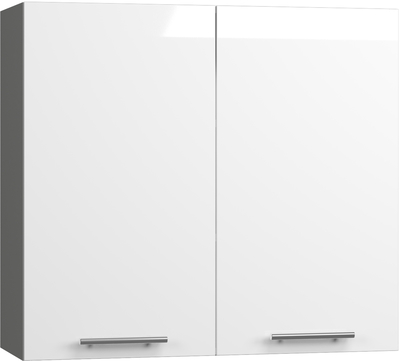 Кухонный шкаф модульной системы BlanKit G80.D Graphite+White.G382