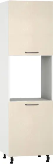 BlanKit D60C.h214.2D White+BrushCreamy.M273 U4 Skapis