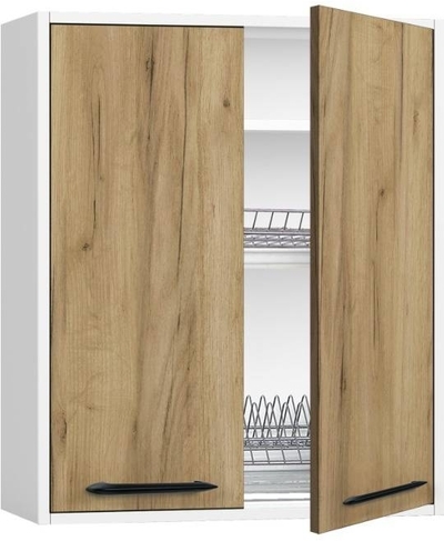 Köögikapp BlanKit G60.D White+Oak Kraft Gold К003 M