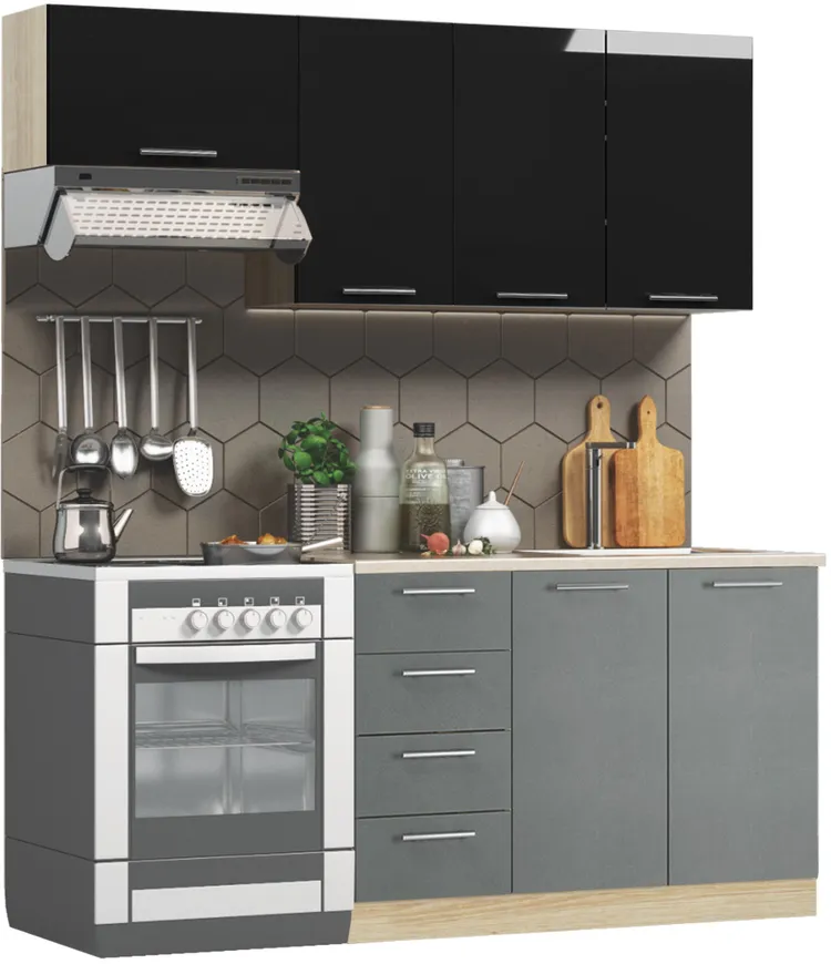 BlanKit 180 Graphite.G399/Concrete gray.352