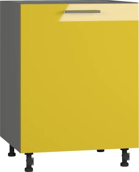 BlanKit D60.1 Graphite+Yellow.G371 Skapis