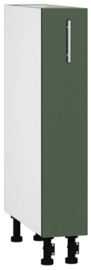 Кухонный шкаф модульной системы BlanKit D15C White+GreenSmoky.M356 R128