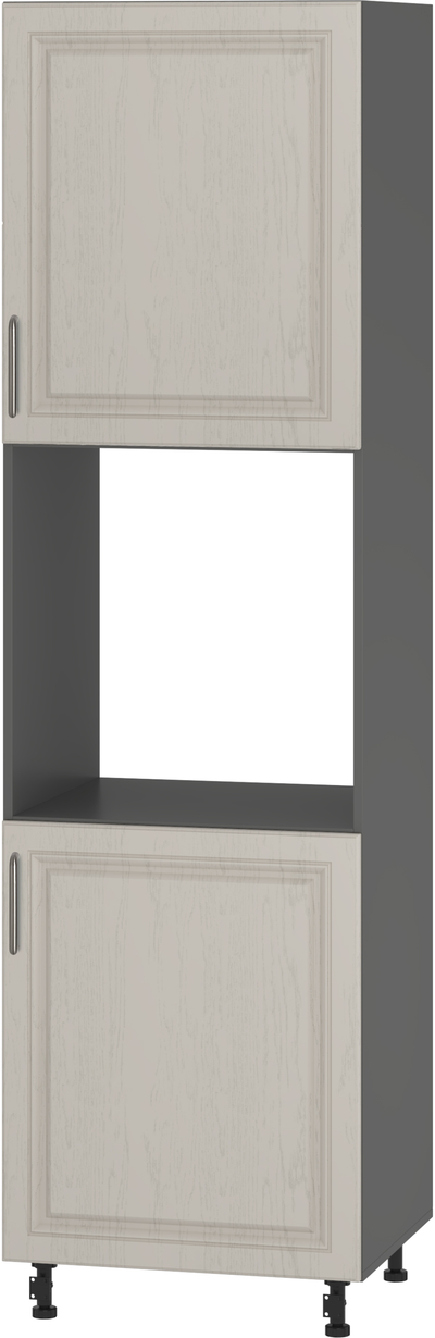 Кухонный шкаф модульной системы BlanKit D60C.h214.2D Graphite+GreyLight.F338 U4