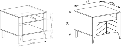 Прикроватная тумба Malumi MM-10