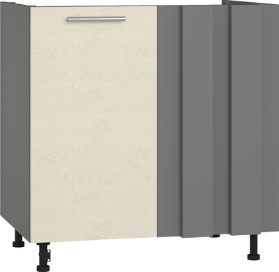 Кухонный шкаф модульной системы BlanKit D80N Graphite+CementAlmonds.M283
