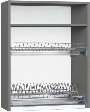 Skapis BlanKit G60.1.D Graphite+Cement Gothic.M389 M