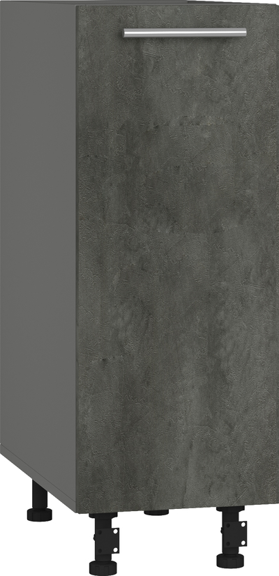 Кухонный шкаф модульной системы BlanKit D30C Graphite+CementDark.M361