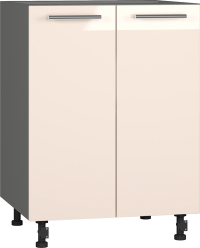 Кухонный шкаф модульной системы BlanKit D60 Graphite+Beige.G406