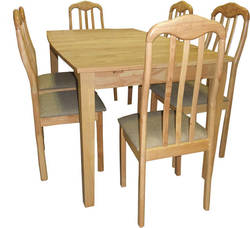 Ēdamistabas galds ar krēsliem Kinsta Susan