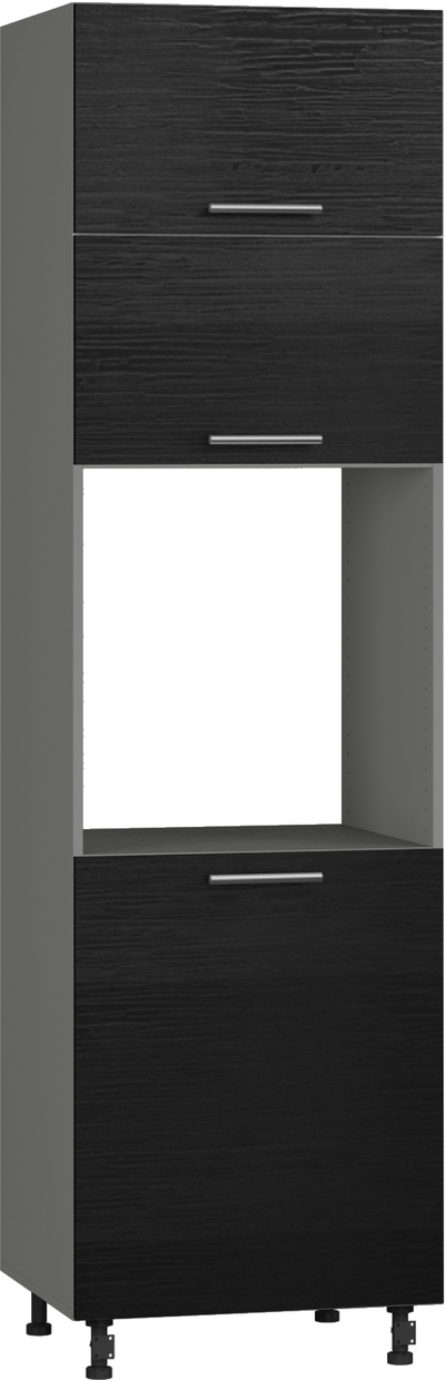 Кухонный шкаф модульной системы BlanKit D60C.h214 Graphite+OakBlack.381