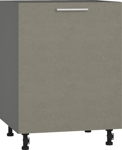 Кухонный шкаф модульной системы BlanKit D60.1 Graphite+Cement Gothic.M389