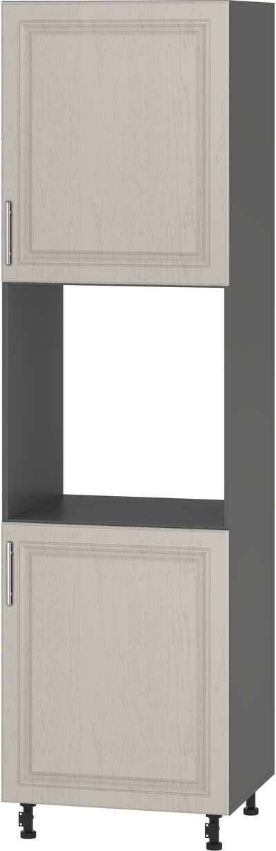 Кухонный шкаф модульной системы BlanKit D60C.h214.2D Graphite+GreyLight.F338 R128