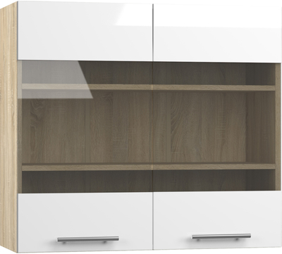 Кухонный шкаф модульной системы BlanKit G80W Sonoma+White.G382 