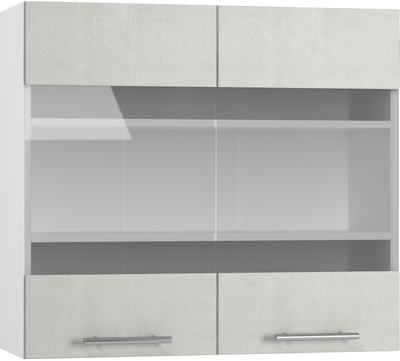 Кухонный шкаф модульной системы BlanKit G80W White+Concrete cream.353