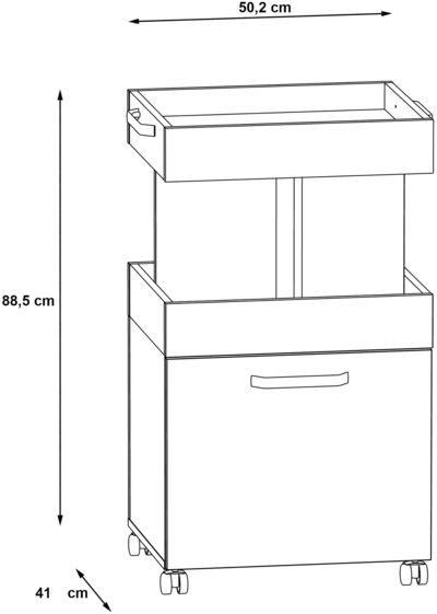 Teenindavad kärud Home Bar HMBK203