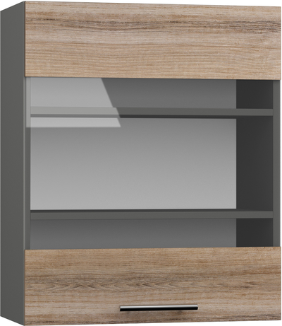 Кухонный шкаф модульной системы BlanKit G60W Graphite+Sequoia.270