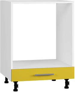 Кухонный шкаф модульной системы BlanKit D60C White+Yellow.G371