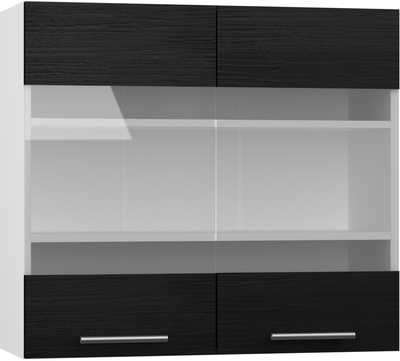 Кухонный шкаф модульной системы BlanKit G80W White+OakBlack.381