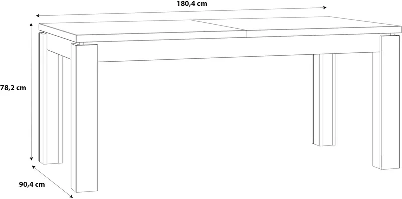 Ēdamistabas galds Kaszimiro TBLT7034