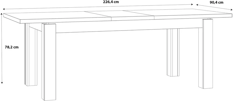 Ēdamistabas galds Kaszimiro TBLT7034