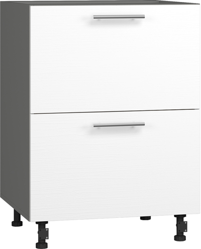 Кухонный шкаф модульной системы BlanKit D60.Ts2 Graphite+OakWhite.266