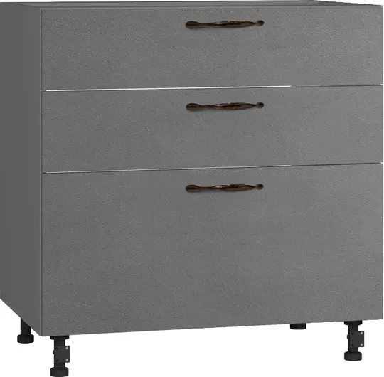 BlanKit D80.Ts3 Graphite+Concrete gray.352 M2 Skapis