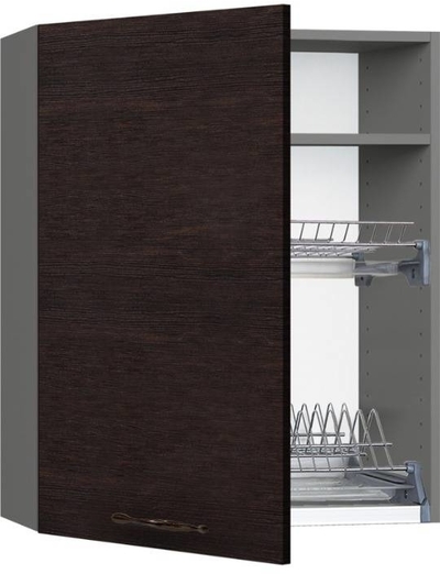 Köögikapp BlanKit G60.1.D Graphite+Tik.279 M2