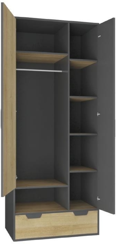 Шкаф для одежды с вешалкой Nano NA2