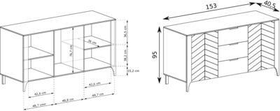 Комод Malumi MM-1