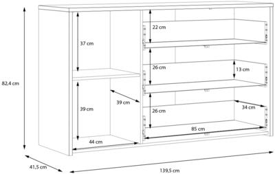Комод Cismon RIBK221