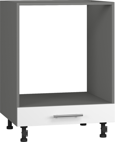Кухонный шкаф модульной системы BlanKit D60C Graphite+White.G382