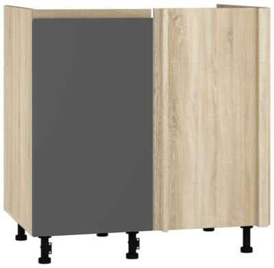 Skapis BlanKit D80N Sonoma+JPull.Graphite.M