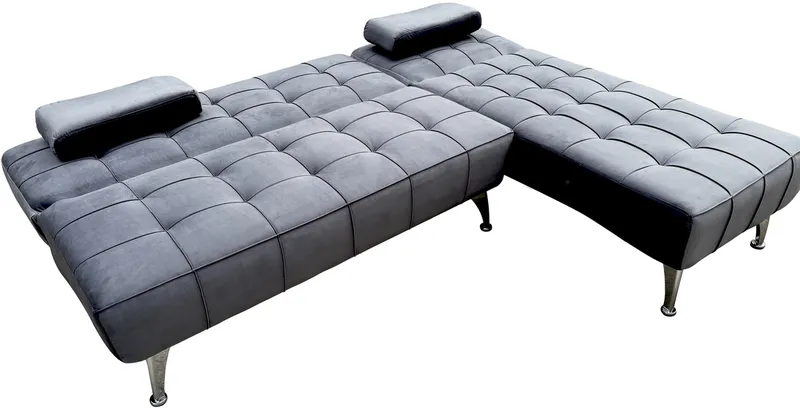 Stūra dīvāns L veida Bergamo 72538 Velvet
