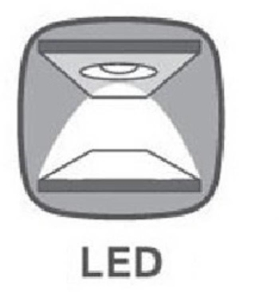 Plauktu / skapju piederumi Zele REG1W1D/90 LED
