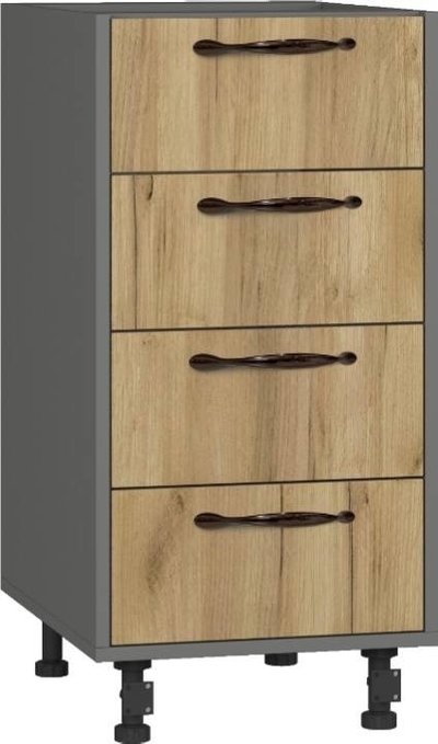 BlanKit D40.Ts4 Graphite+Oak Kraft Gold К003 M2