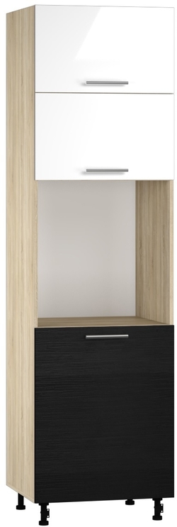 Кухонный шкаф модульной системы BlanKit D60C.h214 Sonoma+OakBlack.381+White.G382