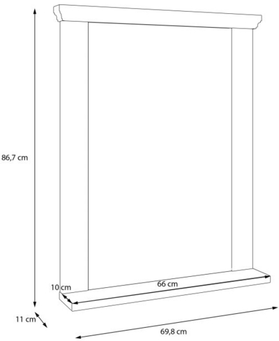 Peegel Pontypool PNTD04