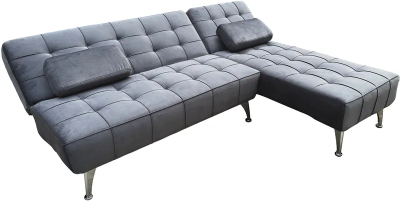 Stūra dīvāns L veida Bergamo 72538 Velvet
