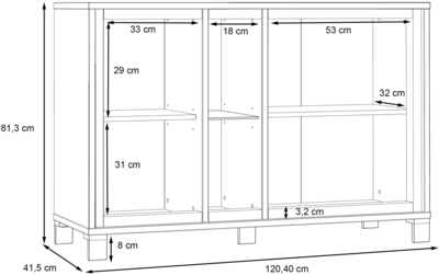 Комод Trondheim TDHK232L