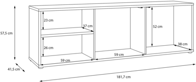 TV-alus Alice Springs ACST238L