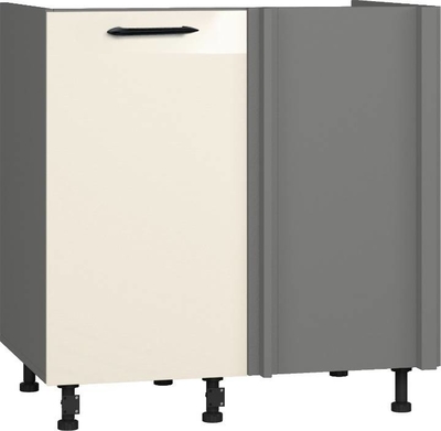 Кухонный шкаф модульной системы BlanKit D80NK Graphite+Beige.G406 M