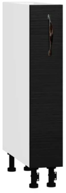Skapis BlanKit D15C White+OakBlack.381 M2