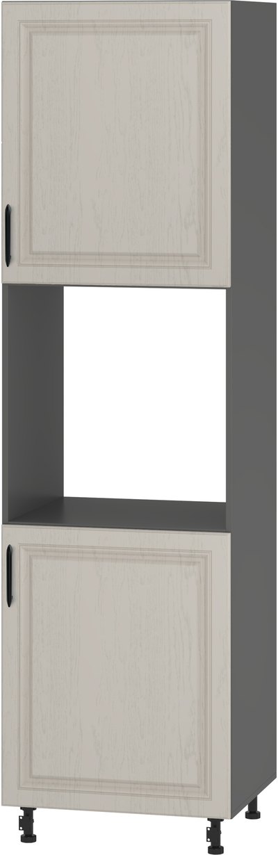 Кухонный шкаф модульной системы BlanKit D60C.h214.2D Graphite+GreyLight.F338 M