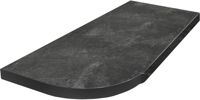 Столешница / соеденения / профиль Black Concrete K205 2000x600x38mm RS